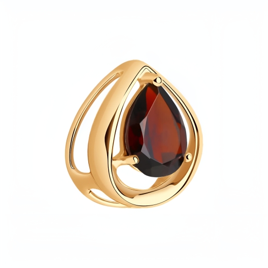 Подвеска из белого золота с бриллиантом