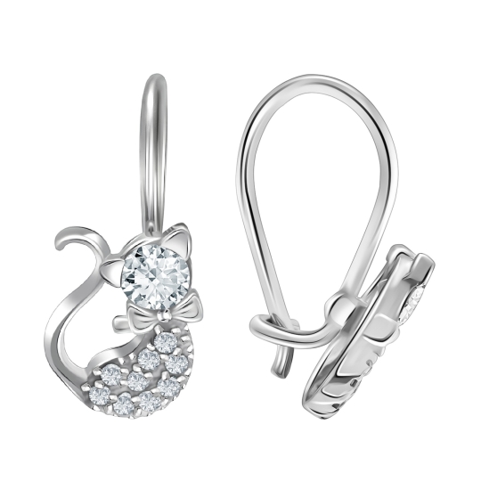 Серьги из серебра