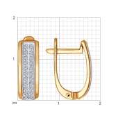 Серьги из золота с бриллиантами