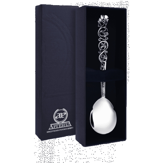 Ложка кофейная из серебра "Элегант"