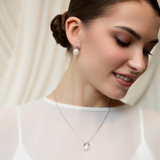 Серьги из серебра с позолотой и ларимаром