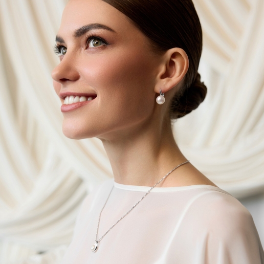 Серьги из серебра с позолотой и ларимаром