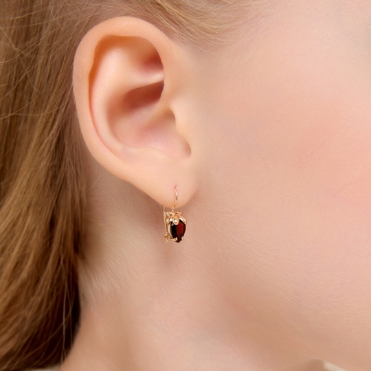 Серьги из золота с изумрудами Серьги из золота с изумрудами