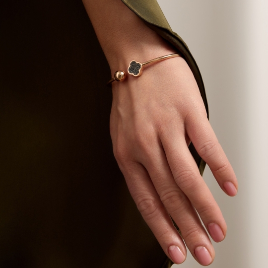 Браслет из золота плетения "Тройной ромб"