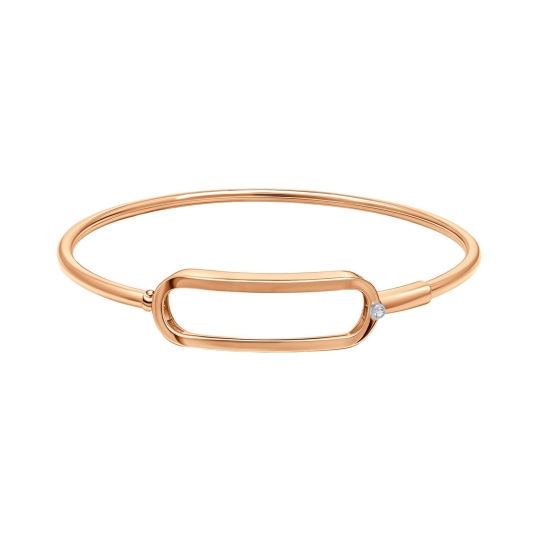 Браслет из золота с фианитом