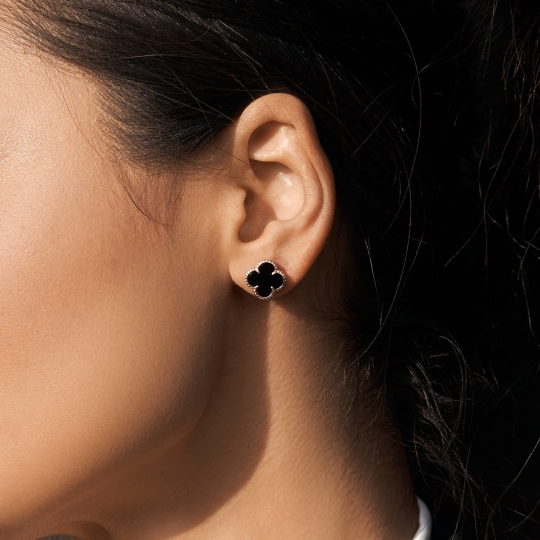 Серьги из золота с бриллиантами 0,6 ct