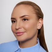 Серьги из золота с фианитами