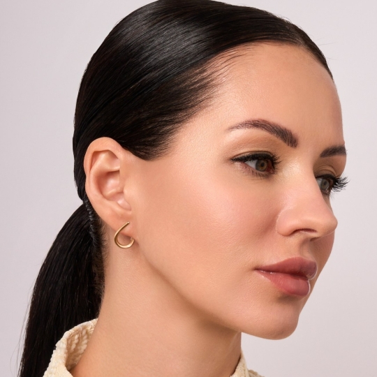 Серьги из белого золота