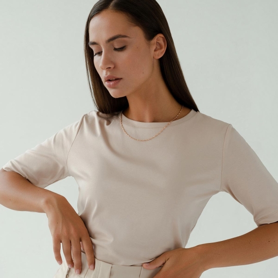 Цепь из белого золота плетения "Якорное"