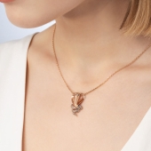 Подвеска из золота с фианитами 