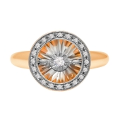 Кольцо из золота с бриллиантами и 