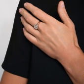 Кольцо из золота с бриллиантами и 