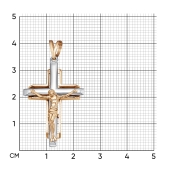 Подвеска-крест из золота