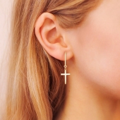 Серьги-трансформеры из золота