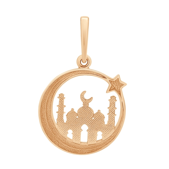 Подвеска из золота с фианитами