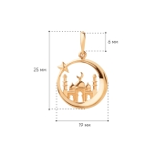 Подвеска из золота