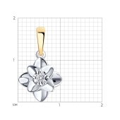 Подвеска из золота с бриллиантом