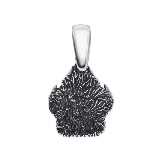 Подвеска из серебра с чернением