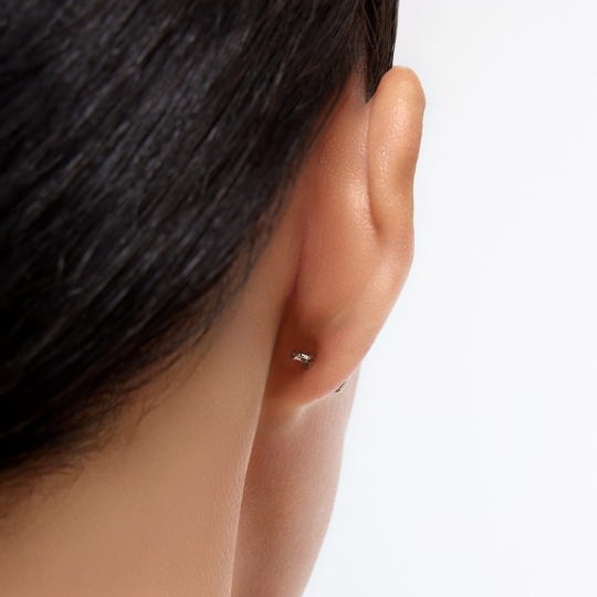 Серьги из белого золота с бриллиантами