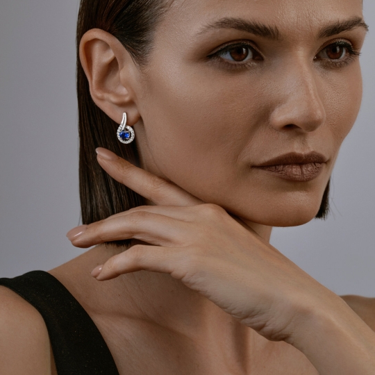 Серьги из серебра