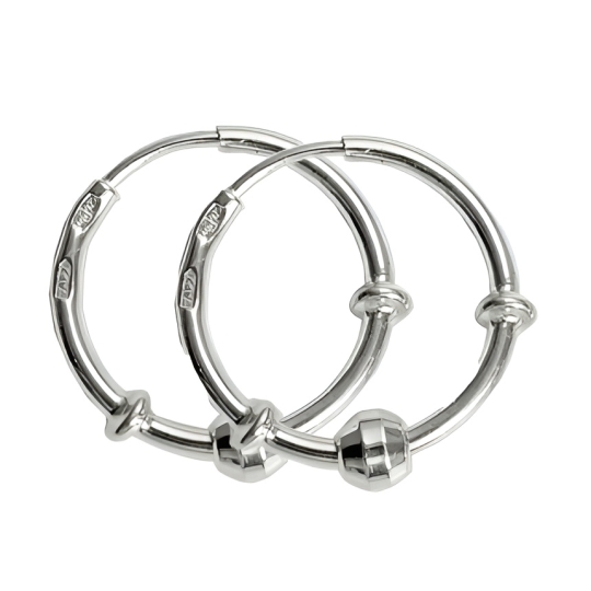 Серьги из серебра с эмалью