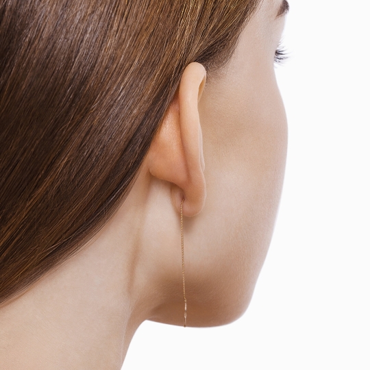 Серьги-трансформеры из золота