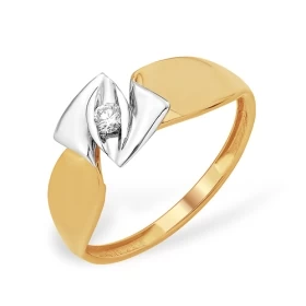 Кольцо из золота с бриллиантом 
