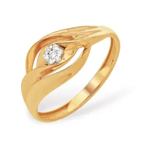 Кольцо из золота с бриллиантами 