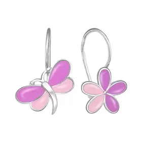Серьги из серебра с эмалью