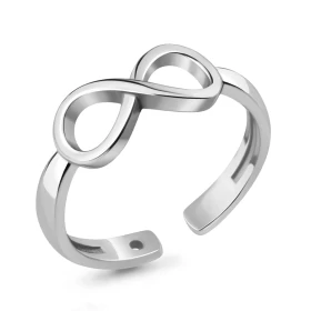 Кольцо из серебра на фалангу