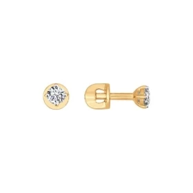 Серьги из золота со Swarovski Zirconia