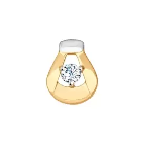 Подвеска из золота со Swarovski Zirconia