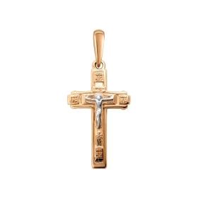 Подвеска-крест из золота 