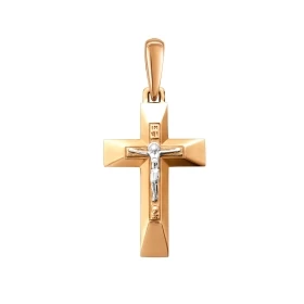 Подвеска-крест из золота
