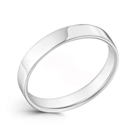 Обручальное кольцо из серебра 