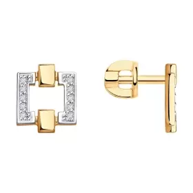Серьги из золота с бриллиантами