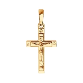 Подвеска-крест из золота