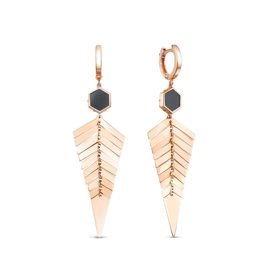 Серьги-трансформеры из золота с бриллиантами и сапфирами Серьги-трансформеры из золота с бриллиантами и сапфирами