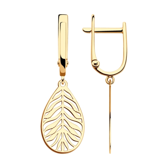 Серьги-трансформеры из золота с бриллиантами и сапфирами Серьги-трансформеры из золота с бриллиантами и сапфирами