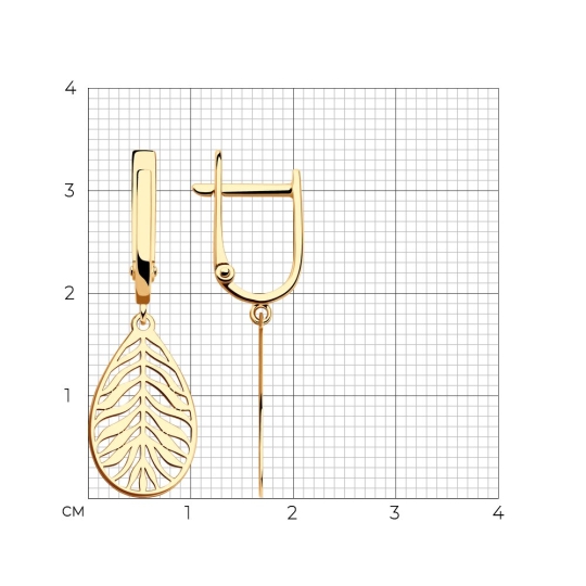 Серьги-трансформеры из золота с бриллиантами и сапфирами Серьги-трансформеры из золота с бриллиантами и сапфирами