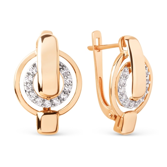 Серьги-трансформеры из золота с бриллиантами и сапфирами Серьги-трансформеры из золота с бриллиантами и сапфирами