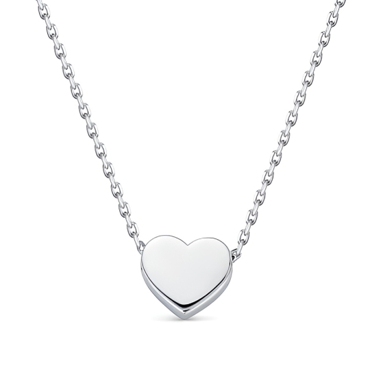 Колье из серебра «Влюбленные» с чёрной эмалью Колье из серебра «Влюбленные» с чёрной эмалью