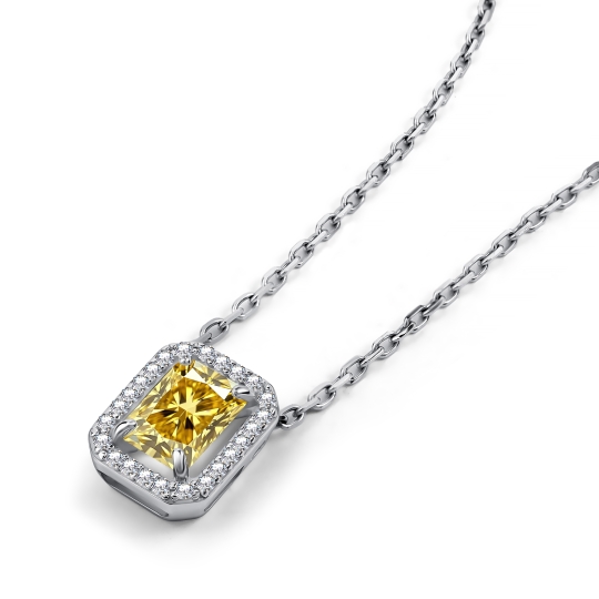 Колье из серебра «Влюбленные» с чёрной эмалью Колье из серебра «Влюбленные» с чёрной эмалью