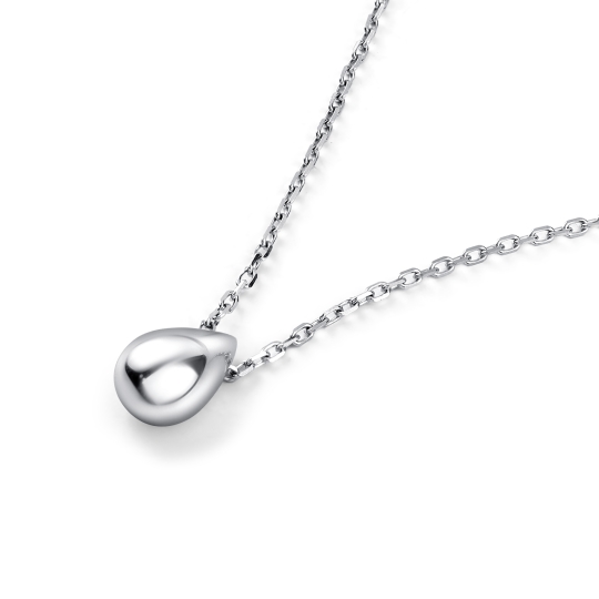 Колье из серебра «Влюбленные» с чёрной эмалью Колье из серебра «Влюбленные» с чёрной эмалью