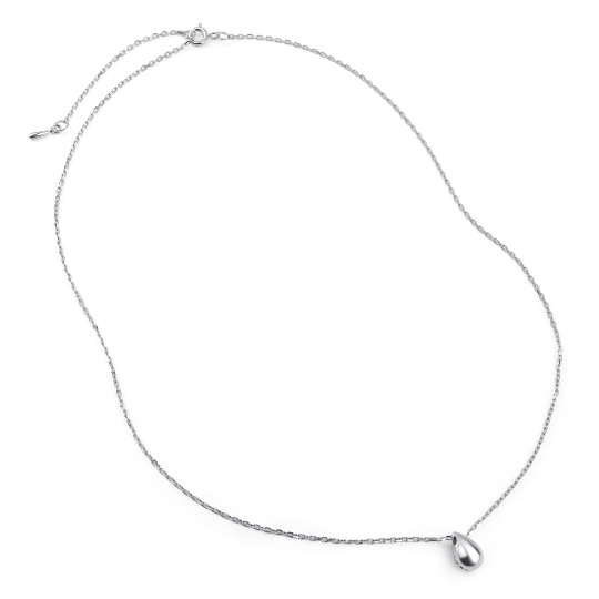 Колье из серебра «Влюбленные» с чёрной эмалью Колье из серебра «Влюбленные» с чёрной эмалью