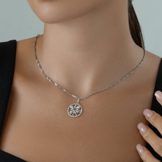 Подвеска из серебра "Балерина" Подвеска из серебра "Балерина"