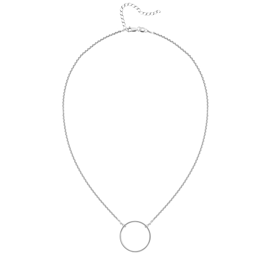 Колье из серебра «Влюбленные» с чёрной эмалью Колье из серебра «Влюбленные» с чёрной эмалью