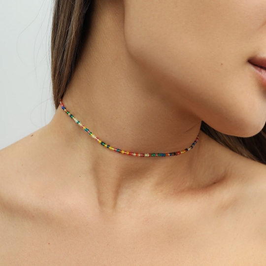 Колье из серебра «Влюбленные» с чёрной эмалью Колье из серебра «Влюбленные» с чёрной эмалью