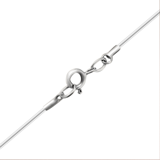 Колье из серебра «Влюбленные» с чёрной эмалью Колье из серебра «Влюбленные» с чёрной эмалью